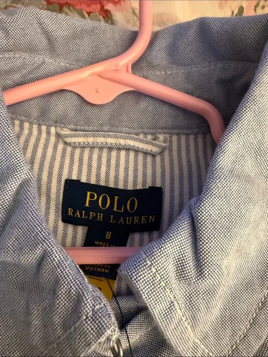 Polo by Ralph Lauren Light Blue Trench Coat